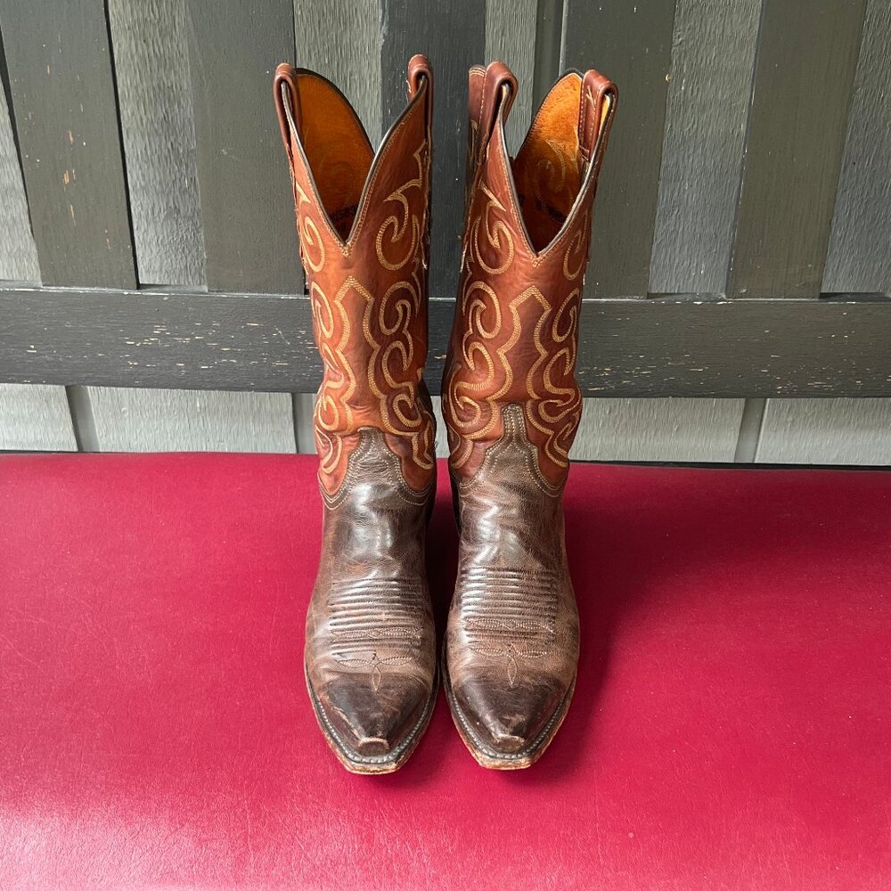 Lucchese Handmade Cowboy Boots 7 B - Picture 3 of 11